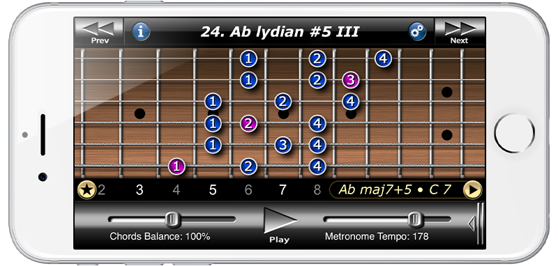 Guitar Modes Symmetry School